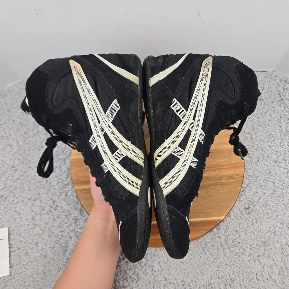Asics Mens 12 2000 Mosh Black Performance Rare Gym Wrestling Boxing Shoe JL002